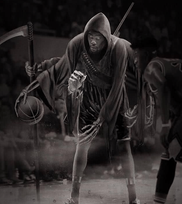 篮网客场惨败掘金，杜兰特受限