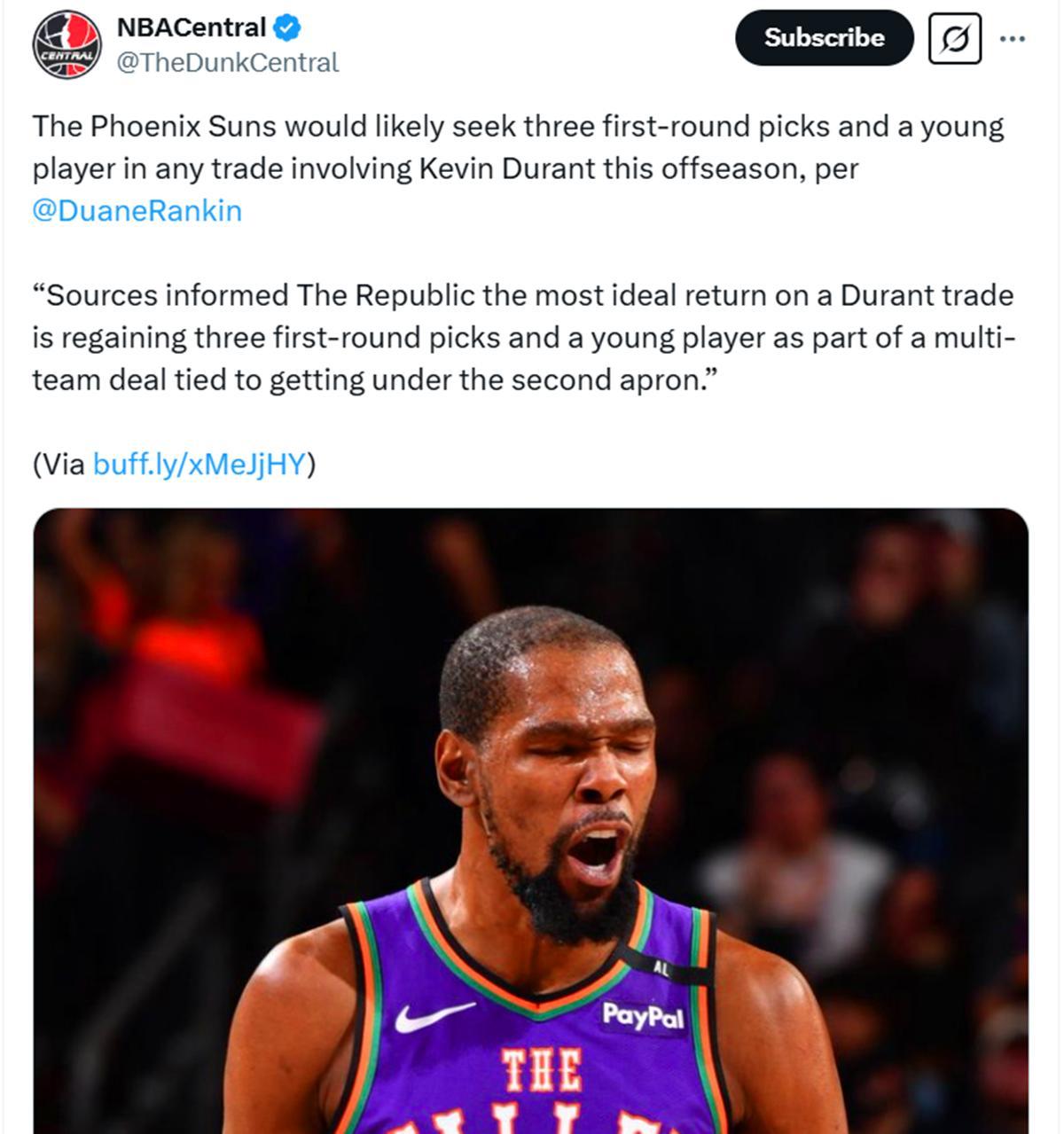 篮网客场惨败掘金，杜兰特受限